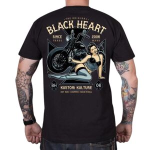 Tričko BLACK HEART Ava čierna - M