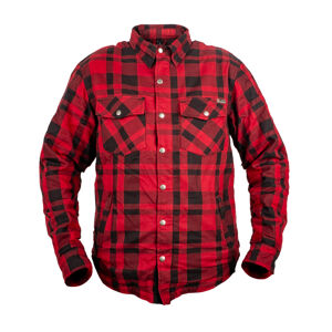 Moto košeľa BOS Lumberjack Impact Red - 5XL
