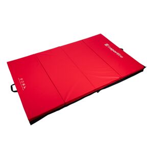Skladacia gymnastická žinenka inSPORTline Kvadfold 200x120x5 cm červená