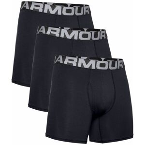 Boxerky Under Armour Charged Cotton 6in 3ks Black - S